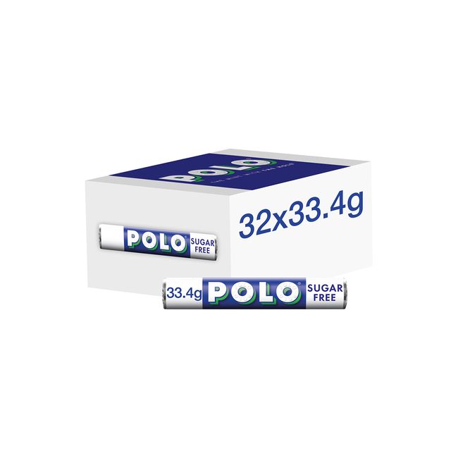 Polo Sugar Free Mints Tubes, 32 x 33.4 g