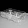 6 Cavity Plastic Hinged Cupcake Box or Pod, Pack of 25