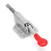 Galvanized Iron 10mm Range Push Pull Toggle Clamp 60kg Capacity Vertical Hand Tool for Welding and