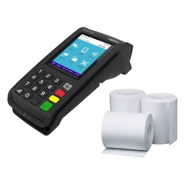 Replacement Receipt Paper for Ingenico Tetra Desk 5000 Payment Device, 20 Rolls