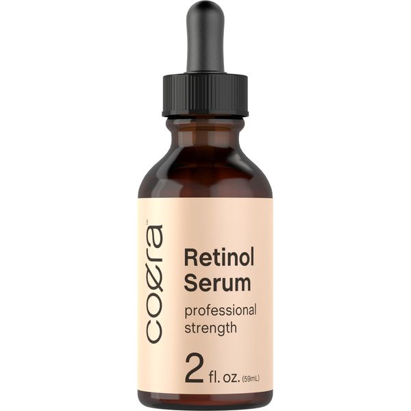 Retinol Serum for Face | 2 fl oz | Professional Strength Formula | Free of Parabens & Fragrances