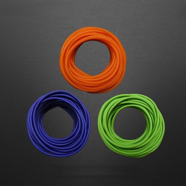 2M Natural Latex Tube Slingshot Rubber Band Catapult Elastic Tubing Various  Size