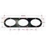 Artudatech 2pcs Car Rear Bumper Diffuser Panels, Universal Aluminum Car Rear Bumper Race Air Diversion Diffuser Panel