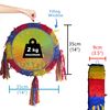 Colourful emoji Pinata with stick