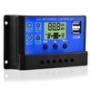 DiyStudio 20A Solar Controller 12V/24V LCD Dual USB Charging Discharge Function Voltage Power Display Charge Controller