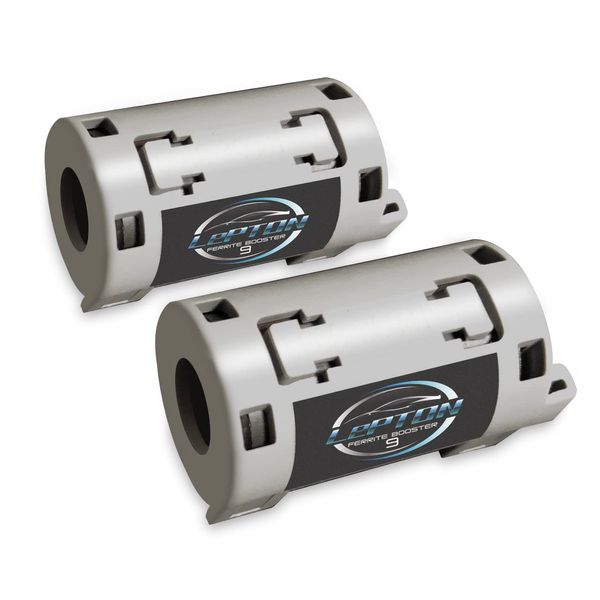 Lepton Ferrite Booster 9, Ferrite Core Set of 2, Noise Cancellation, Includes Lepton Charger Function