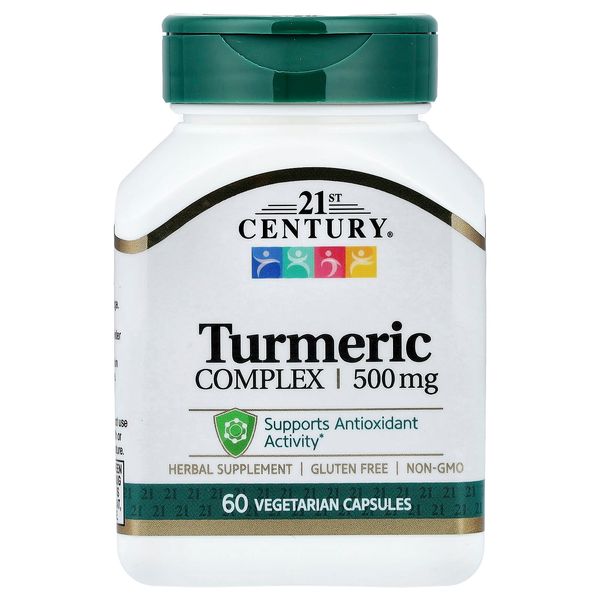 21st Century, Turmeric Complex, 500 mg, 60 Vegetarian Capsules