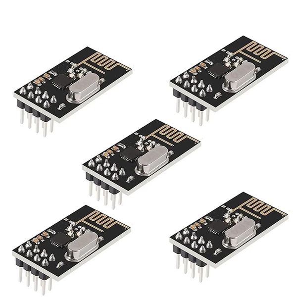 DollaTek 5pcs nRF24L01+ Wireless Transceiver Module 2.4G Wireless Communication Module Upgrade