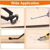4PCS Upholstery and Construction Staple Remover Tools Set U Tack Lifter Plier