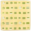 Hamamonyo Washed Towel Handkerchief, Matcha Sweets