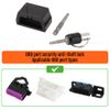 WIKIBB OBD II Port Lock Aluminum Anti-Theft OBD Locking Cap