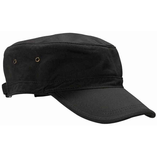 econscious SWEET-250 100% Organic Cotton Twill Adjustable Corps Hat, Black