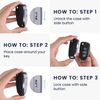 kwmobile Key Cover Compatible With VW Golf 8 - Dark Grey