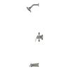 Shower Head Kit with Spout (Oil Rubbed Bronze)