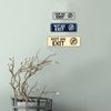 Standard NOT an EXIT (Stick Man) Sign (Black/Gold) - Small