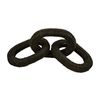 Mud Pie Black Rattan Links