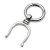 Amanogawa Plastic Bottle Holder, Carabiner, Portable, Silver