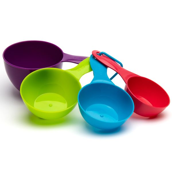 TIJAR® Measuring Cups, Colorful Measuring Cups Set for Liquids & Dry Ingredients & General Kitchen Use, Perfect for Baking for The Full Family, Multi Use