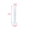 Geesatis 10 Pcs Plastic Measuring Cylinders 50 ml Lab Test Graduated Measuring Cylinder