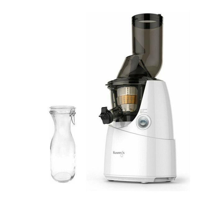 Kuvings B6000W Whole Slow Juicer White Pearl with Glass Storage Carafe