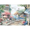 Dimensions 'Café by The Sea' Counted Cross Stitch Kit, 14 Count White Aida, 14" x 10"