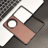 COQUE Case for Honor Magic V3, Crocodile Texture Mobile Phone Case for Honor Magic V3 Brown