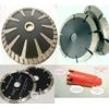 Diamond 1 3/8" core bit 8 Pack 5" Convex segment cutting Tuck Point blade stone 
