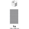 Schellenberg 50324 150 x 300 cm Fly Screen - White/Dark Gray