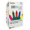 Brite Star 100 Lt String Lights, Multicolor, Green Wire, 22 Ft