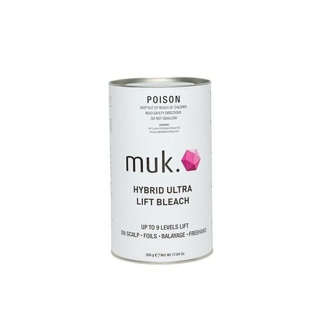 Muk Haircare HYBRID ULTRA LIFT BLEACH Up to 9 Levels Powder 17.64 oz NIB (766)