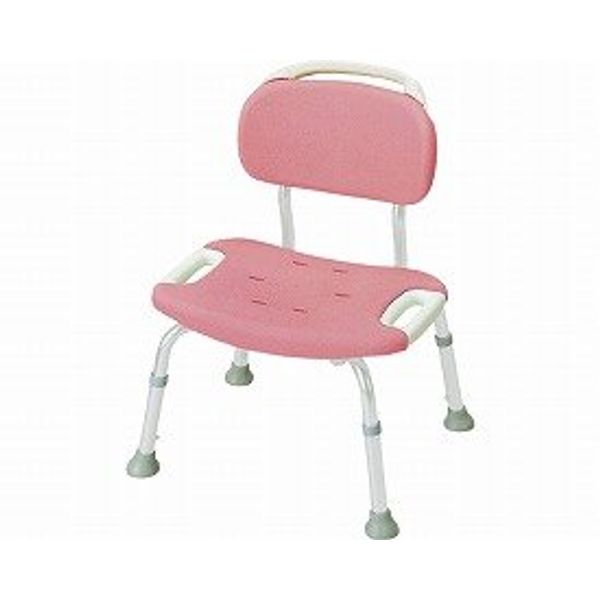 Soft Shower Chair with Back Wide Pink 49341 (ritchel) (Shower Bench)