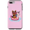 Yorkshire Terrier Einhorn Pool Float Cute Summer Pup Hülle für iPhone 7 Plus/8 Plus