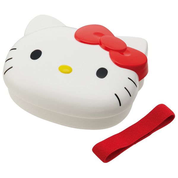 SKATER Die cut lunch box Hello Kitty 310ml,White