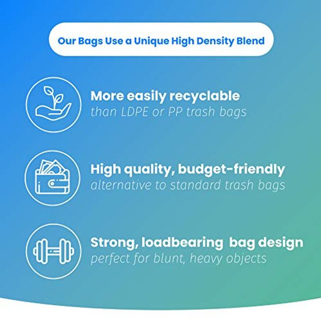 Reli. Biodegradable Trash Bags 6-10 Gallon Wholesale 1000 Count (Green)