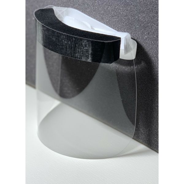 5pcs Safety Face Shields Transparent Full Face Protective Flexible Plastic Visor