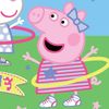 Jerry Fabrics Peppa Pig Hula Hooping Fleece Blanket