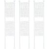 [Set of 3] Mesh Partition RP-420 White