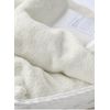 CB Japan Carari Microfiber Bath Towel, Ivory, Absorbent, Quick-Drying