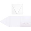 6 x 6 Pocket Invitations - 80lb. Bright White (10 Qty.)