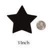 Playfully Ever After 3 Inch 35pc Felt Stars (Cream)
