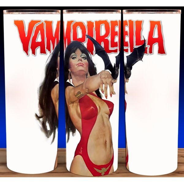 Vampirella Classic Vampire Comic Book Style Cup Mug Tumbler 20oz