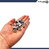 M8 Nyloc Steel Nuts, 8mm Self Locking Nuts with Nylon Inserts (20 Pack) Evelyne