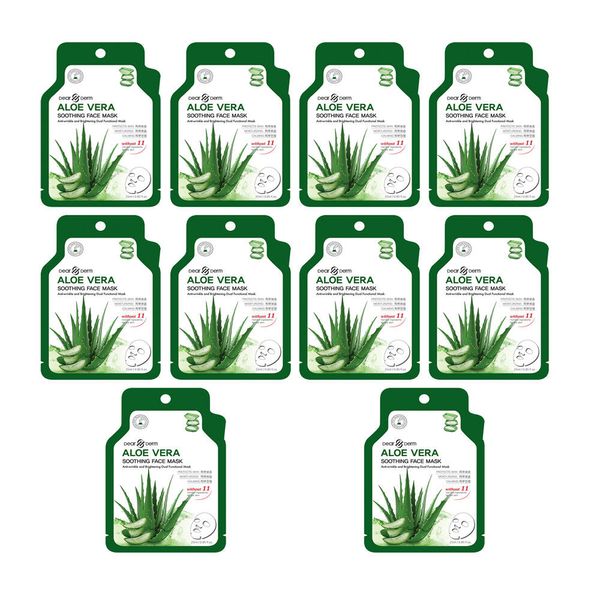 Dearderm Aloe Vera Soothing Mask ( 10 sheets)