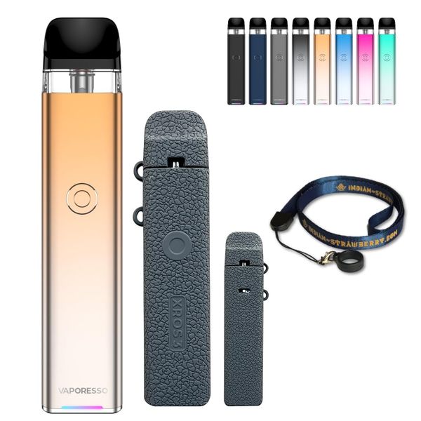 Vaporesso XROS 3 POD KIT + XROS3 Compatible Silicone Case & Neck Strap Set (Royal Gold)