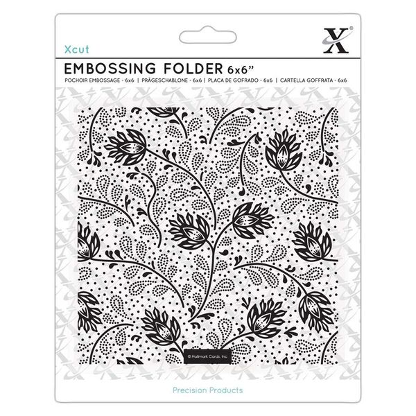 Xcut Embossing Folder, Paper, Steel, 15 x 15 cm