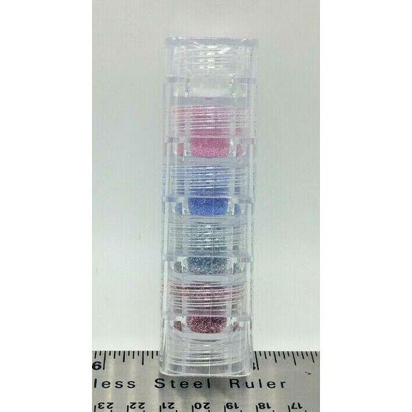 True Colors USA Mineral Makeup 5 Stack by Estey Intl  - Combo Glitter