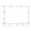(2 Pack) 6' x 12' Clear Vinyl Tarp, 22 oz Vinyl