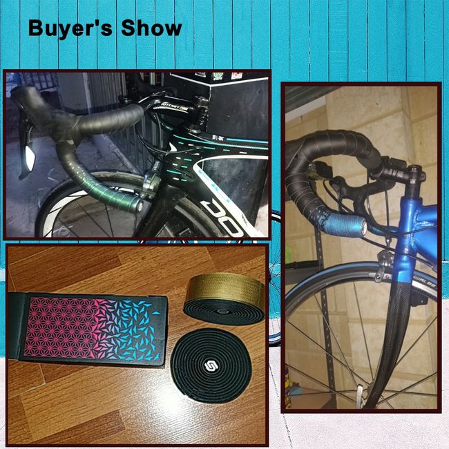 New Road Bike Bar Tape Colorful Gradient Color Handlebar Tapes EVA