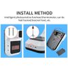 Wall Mounted Bluetooth Forehead Infrared Thermometer °C/°F Temperature Meter US