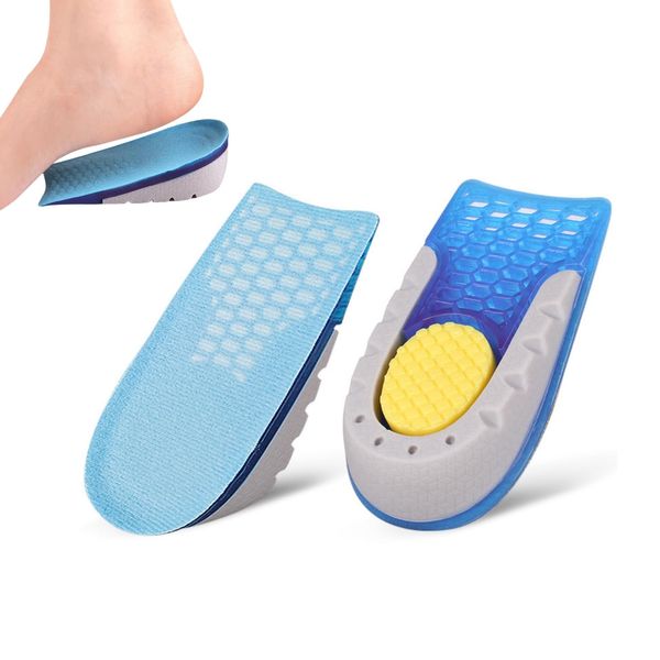 Insole, Secret Raise Bottom, Insole, Height Up, Insole, Honeycomb Fit, Super Soft Heel, Heel Up, Heel Pad, Heel Cushion, Heel Lift, Hip Lift, Secret Height, High Elasticity, Shock Absorption, Standing